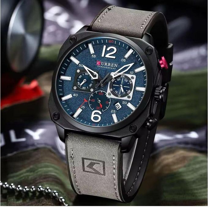 LUXURY NON TARNISH STAINLESS STILL LEATHER WRIST WATCH FOR WOMEN FOR GIFT COMES IN ABOX